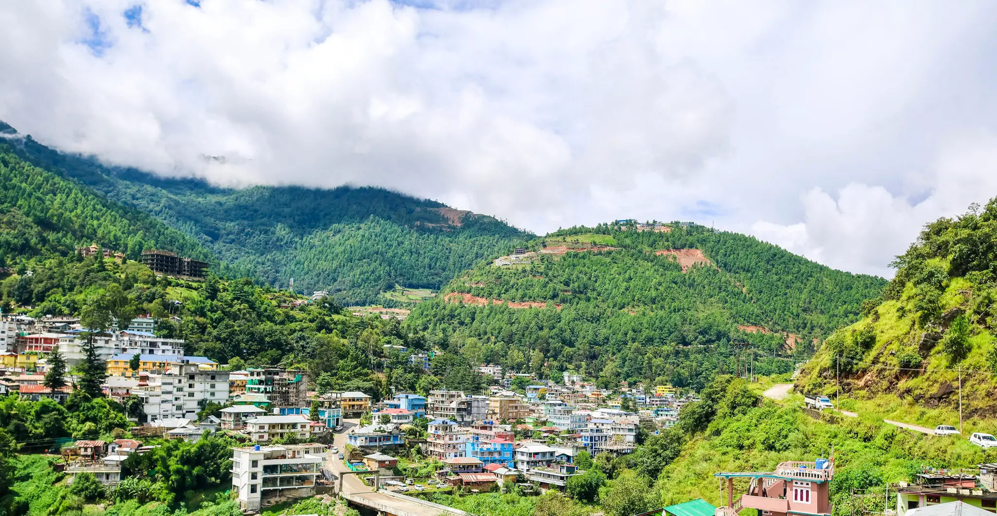 Breathtaking mountain views from Daisy Homestay